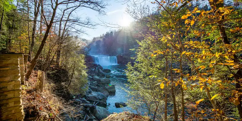 Cumberland falls in Kentucky