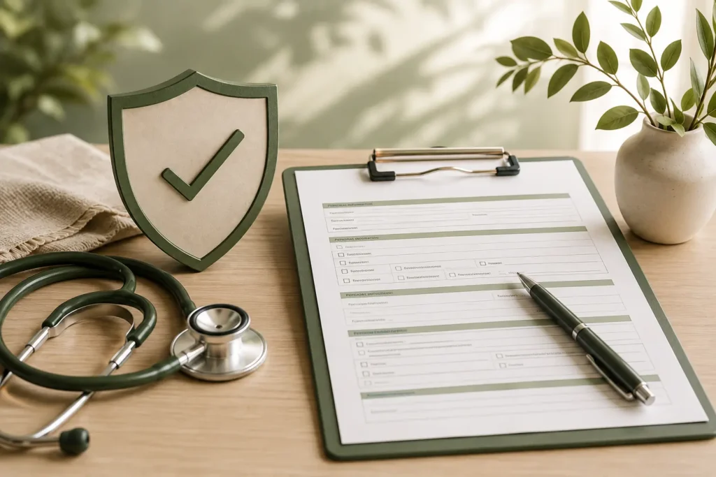 insurance verification sheet